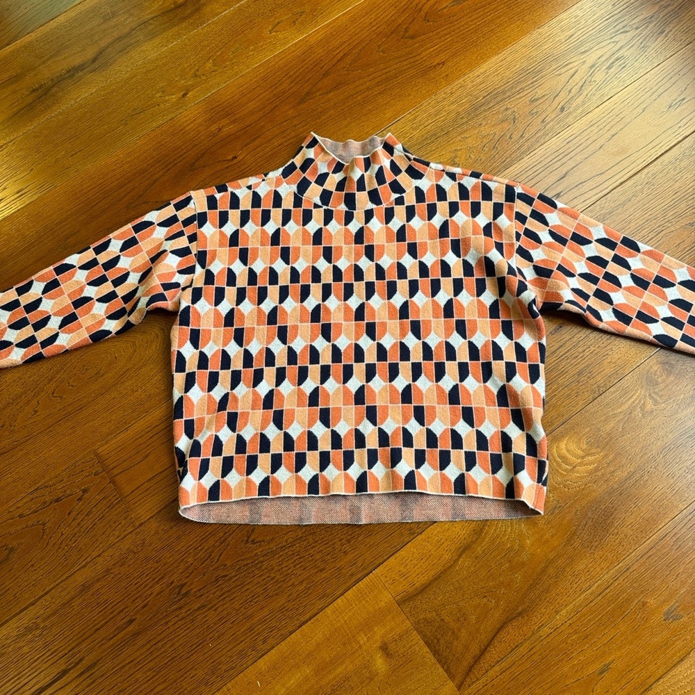 Anthropologie Maeve Cary’s Mock Neck Sweater - Picture 7 of 12